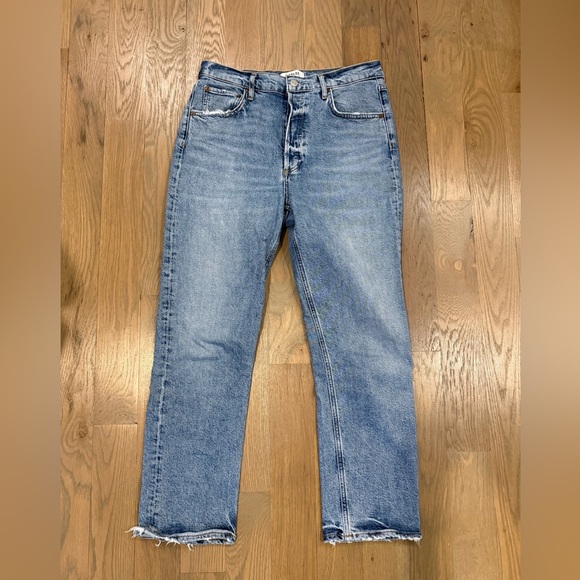Agolde Riley Crop Jeans - Picture 1 of 7
